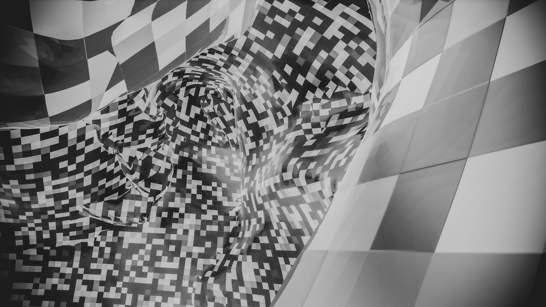 Écran de jeu 2.5D pixélisé coloré